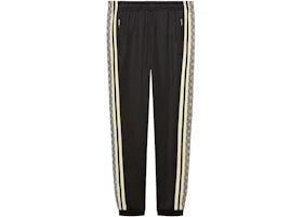 Gucci Oversize Technical Jersey Jogging Pant Black/Ivory