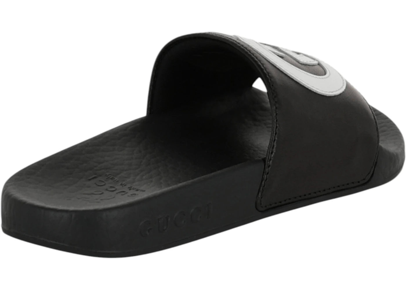 Gucci Slide Interlocking G Schwarz Weiß (Kinder)