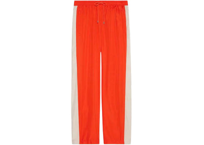 Gucci Tape Detail Track Pants Orange