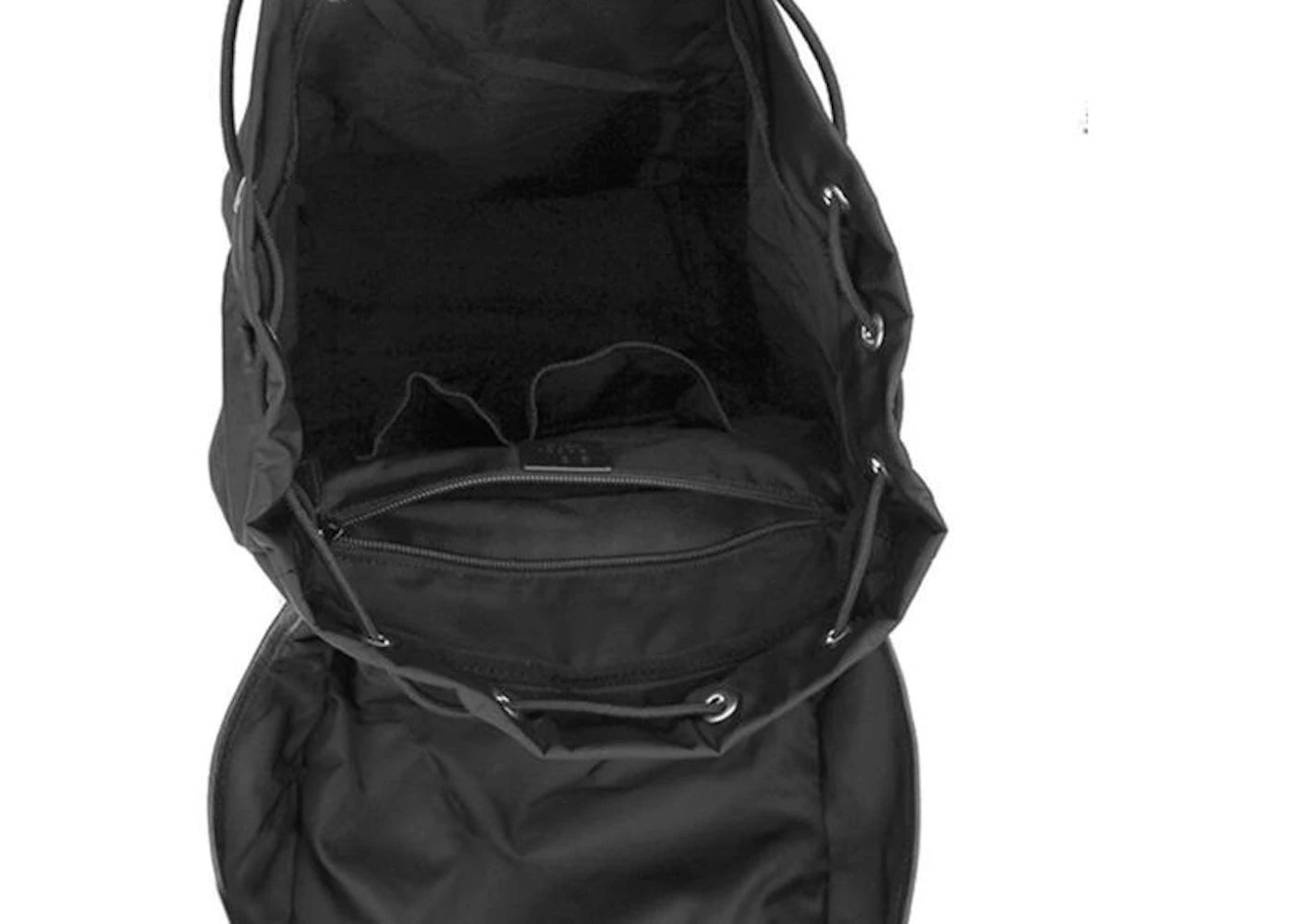 Gucci Reise-Nylon-Rucksack, groß, schwarz