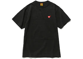 Human Made Heart Badge T-Shirt Black Red