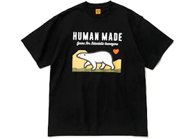 Human Made Polar Bear Graphic T-Shirt Black