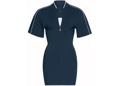 Jacquemus x Nike Kurzarm-T-Shirt-Kleid (asiatische Größen) Dark Navy