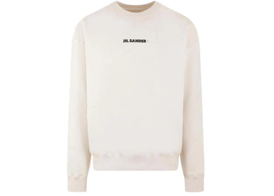 Jil Sander Logo Sweatshirt Light Beige