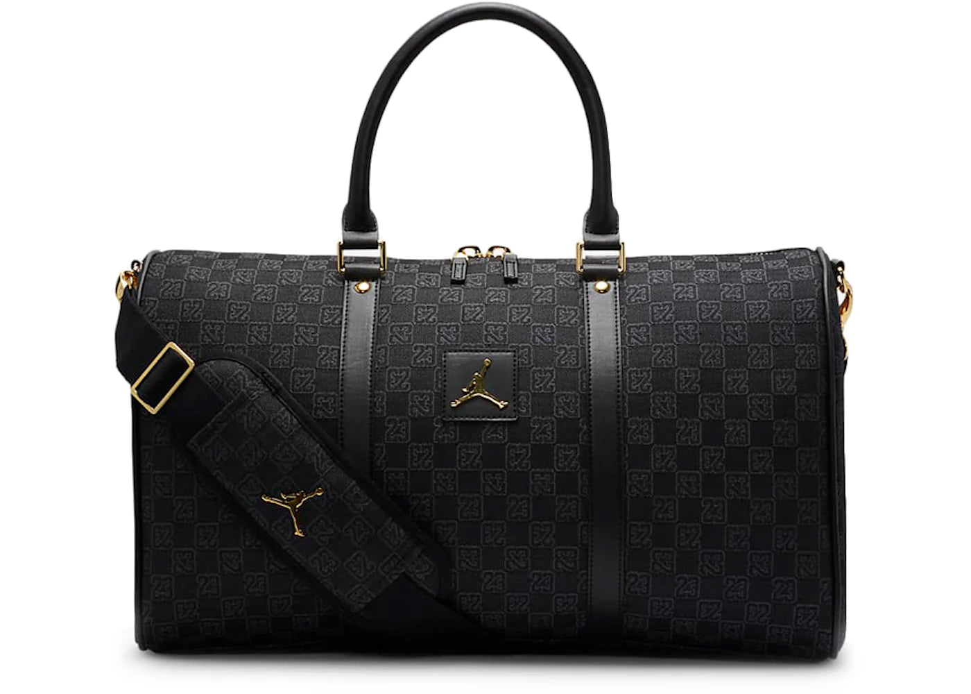 Schwarzer Jordan Monogram Reisetasche