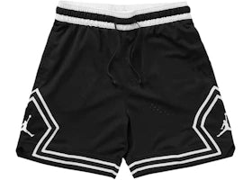 Jordan Sport Diamond Mesh Dri-Fit Shorts Black/White