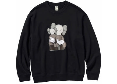 KAWS x Uniqlo Longsleeve Sweatshirt (Asia Sizing) Black