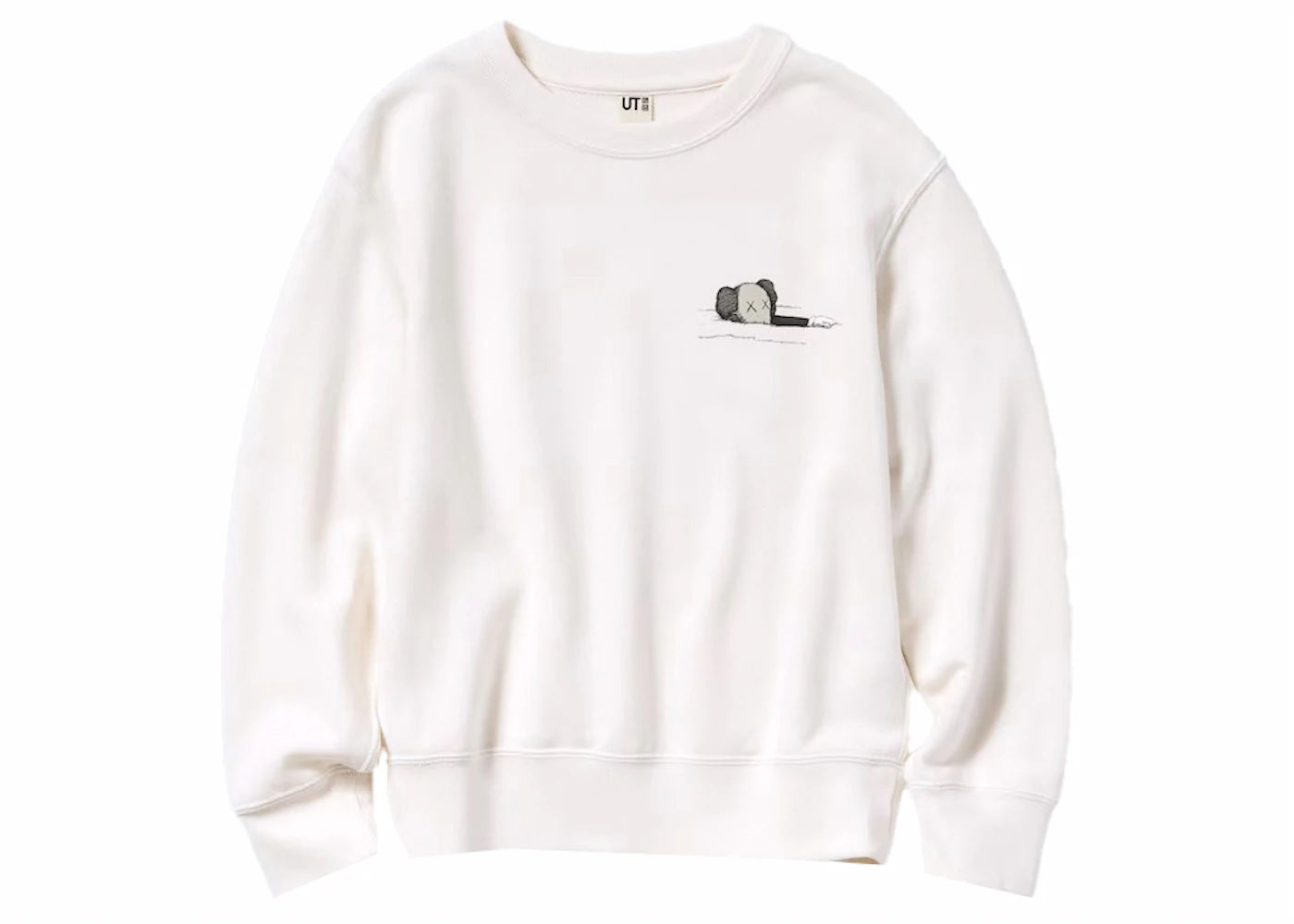 KAWS x Uniqlo Kinder-Langarmshirt (US-Größen) Off-White
