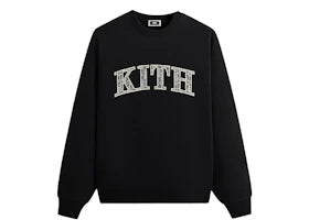 Kith Arched Lace Nelson Crewneck Black