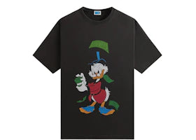 Kith Disney Donald Duck Scrooge Dollar Vintage Tee Black