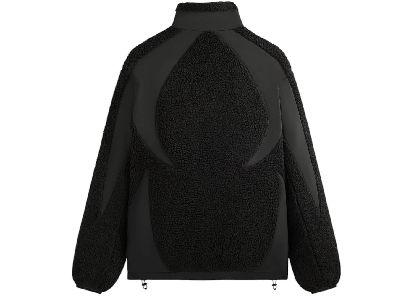 Kith x Batman Sherpa-Jacke mit Viertelreißverschluss, Schwarz