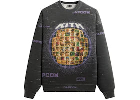 Kith x Marvel vs. Capcom Character Select Vintage Nelson Crewneck Black