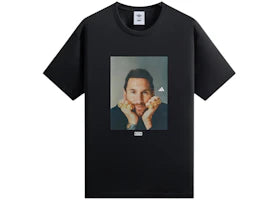 Kith x adidas Messi Football Graphic Tee Black
