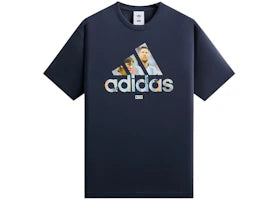 Kith x adidas Messi Football Graphic Tee Night Navy