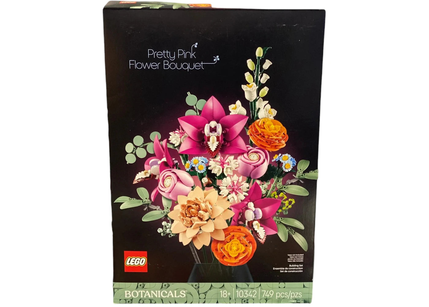 LEGO Botanical Collection Pretty Pink Flower Bouquet Set 10342