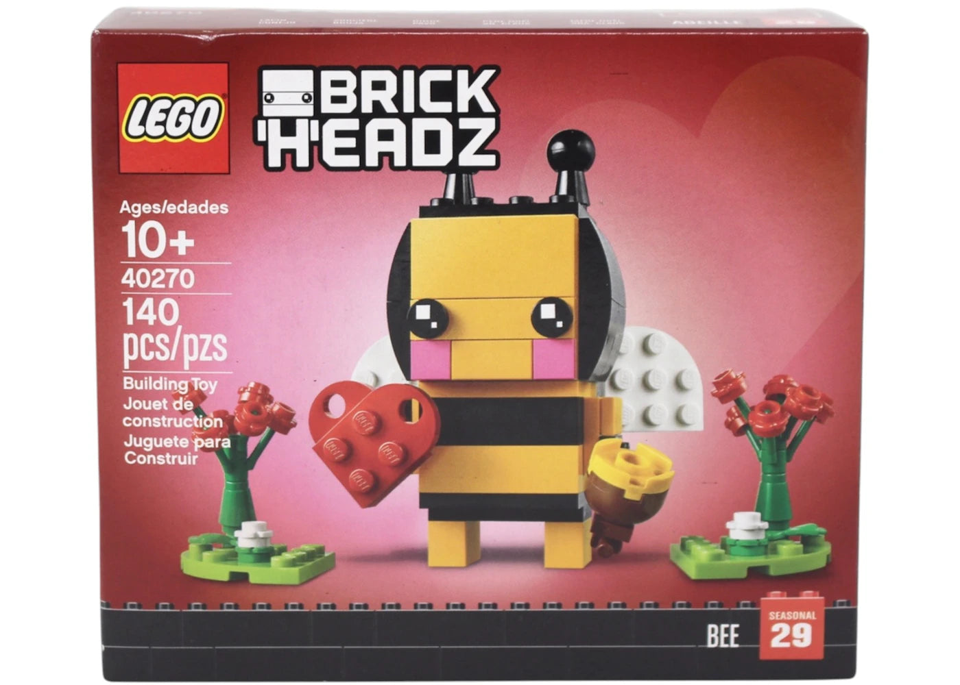LEGO Brick Headz Holiday Valentine's Bee Set 40270 - authentic LEGO building set
