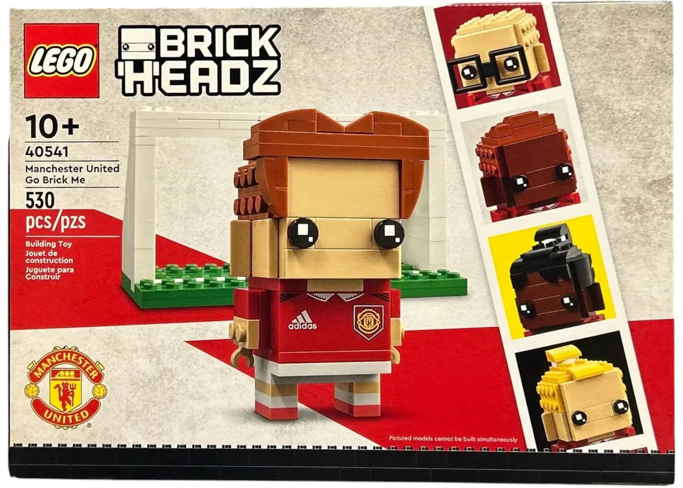 LEGO Brick Headz Manchester United Go Brick Me Set 40541 - authentic LEGO building set