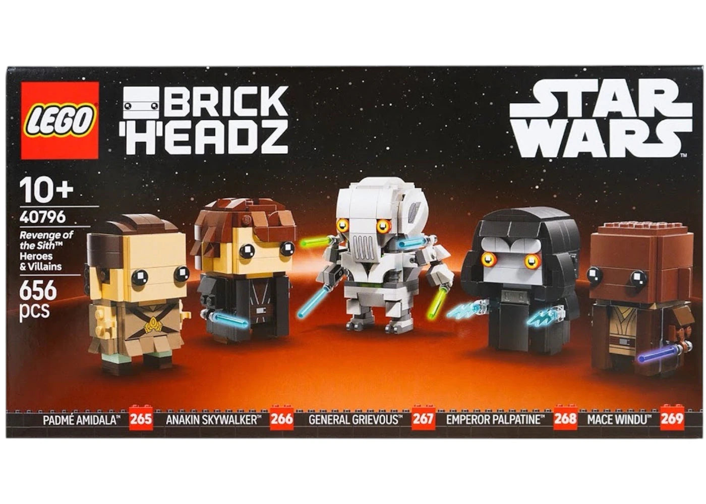 LEGO Brick Headz Revenge of the Sith Heroes & Villains Set 40796