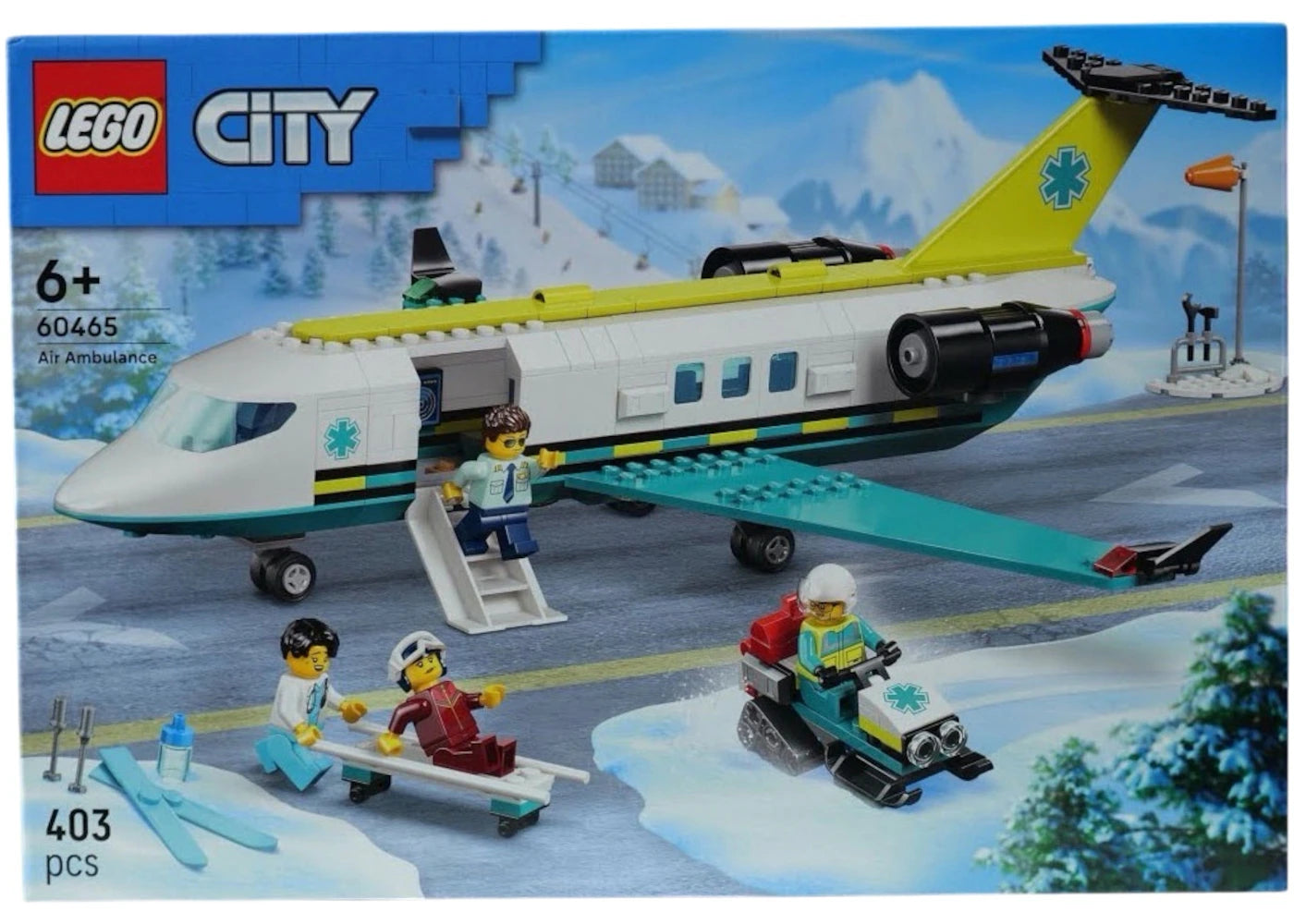 LEGO City Emergency Air Ambulance Airplane Set 60465