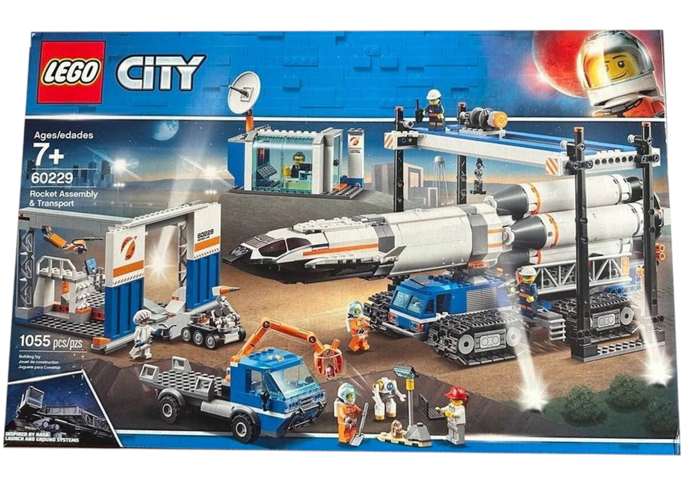 LEGO City Rocket Assembly & Transport Set 60229