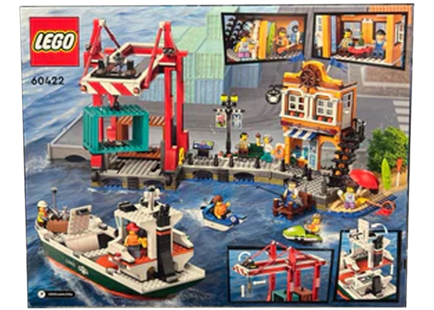 LEGO City Seaside Harbor with Cargo Ship Set 60422