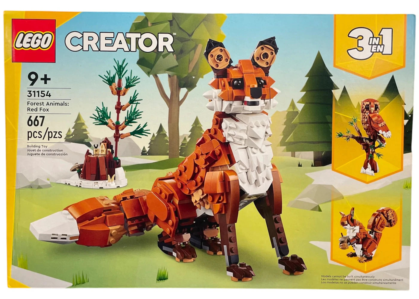 LEGO Creator Forest Animals: Red Fox Set 31154 - authentic LEGO building set