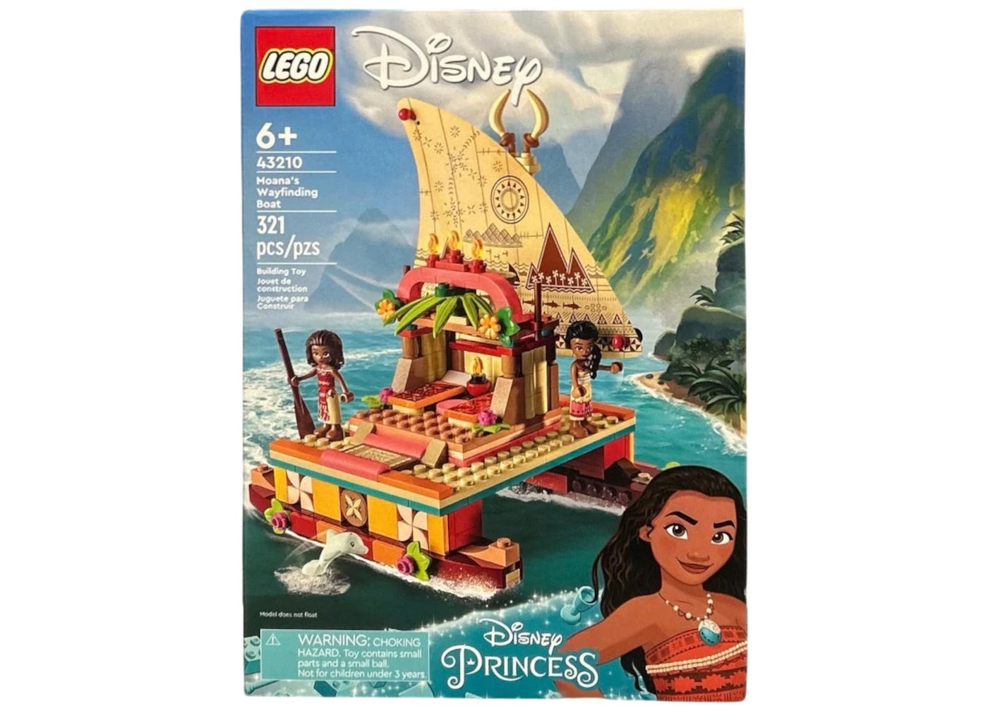 LEGO Disney Princess Moana's Wayfinding Boat Set 43210