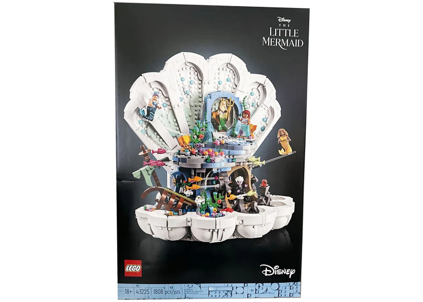 LEGO Disney The Little Mermaid Royal Clamshell Set 43225