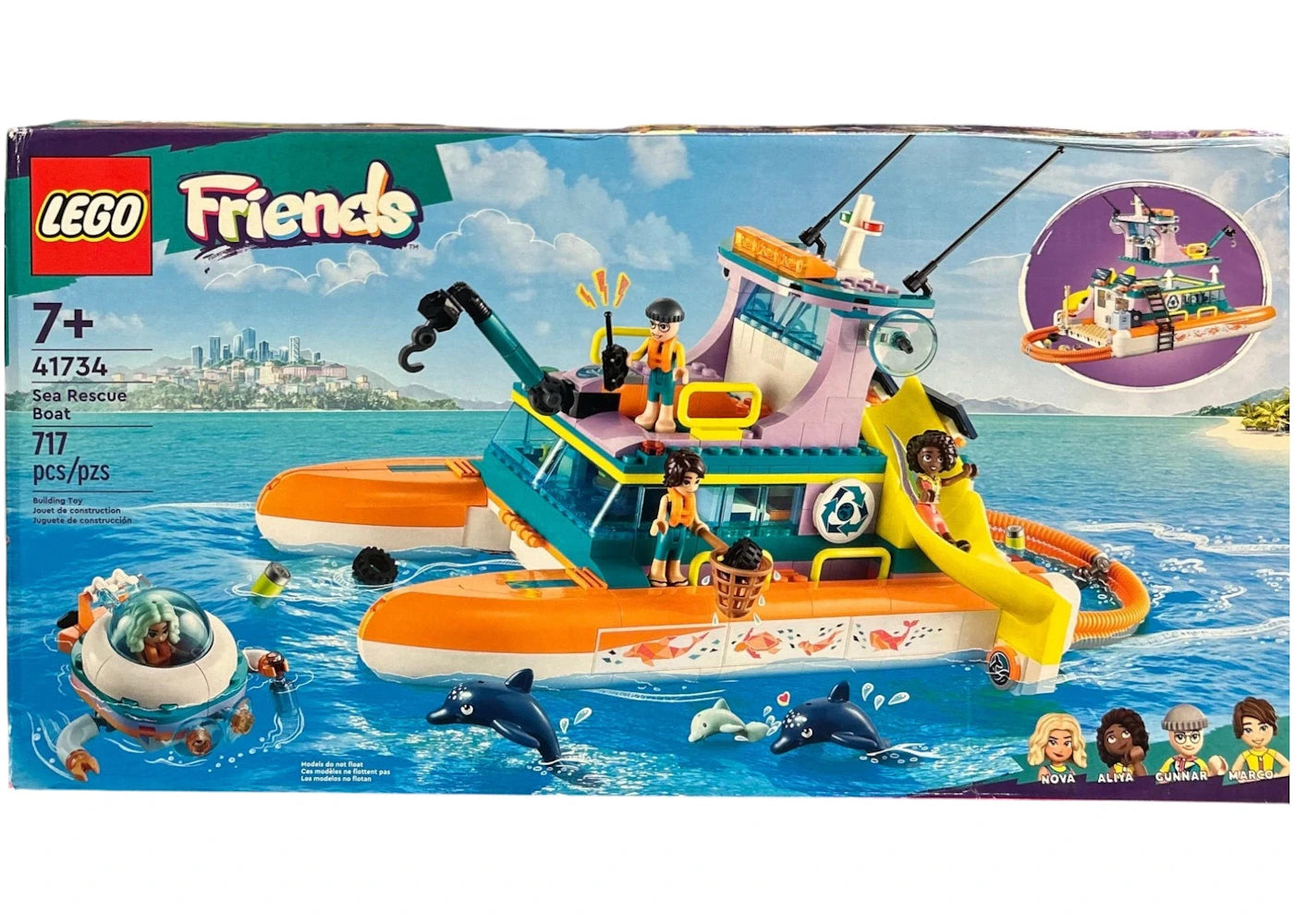 LEGO Friends Sea Rescue Boat Set 41734