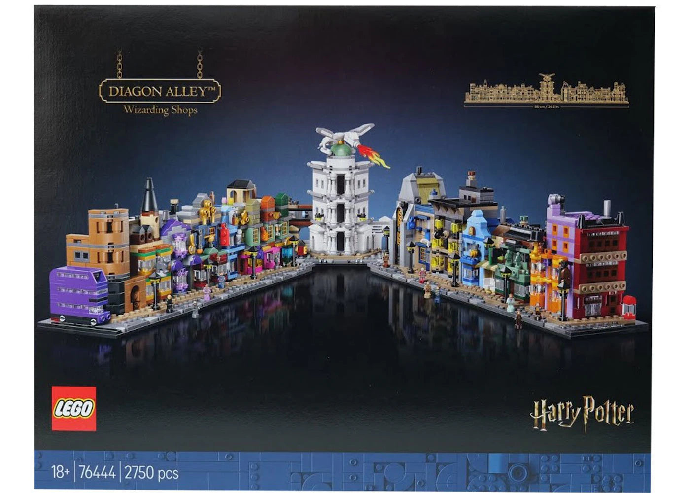 LEGO Harry Potter Diagon Alley Wizarding Shops Set 76444