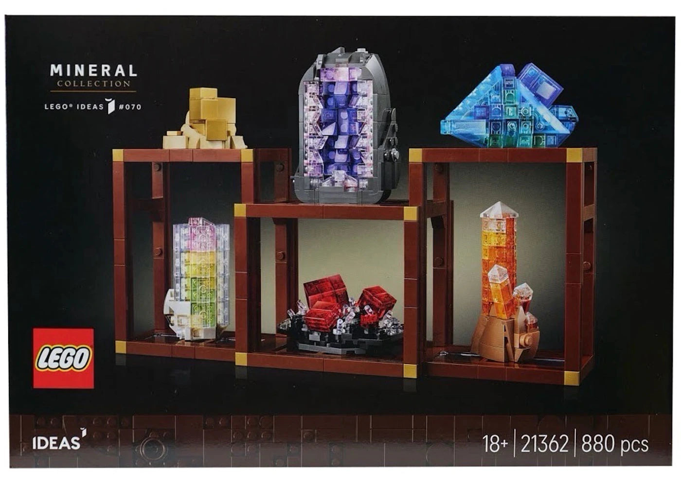 LEGO Ideas Mineral Collection Set 21362 - authentic LEGO building set