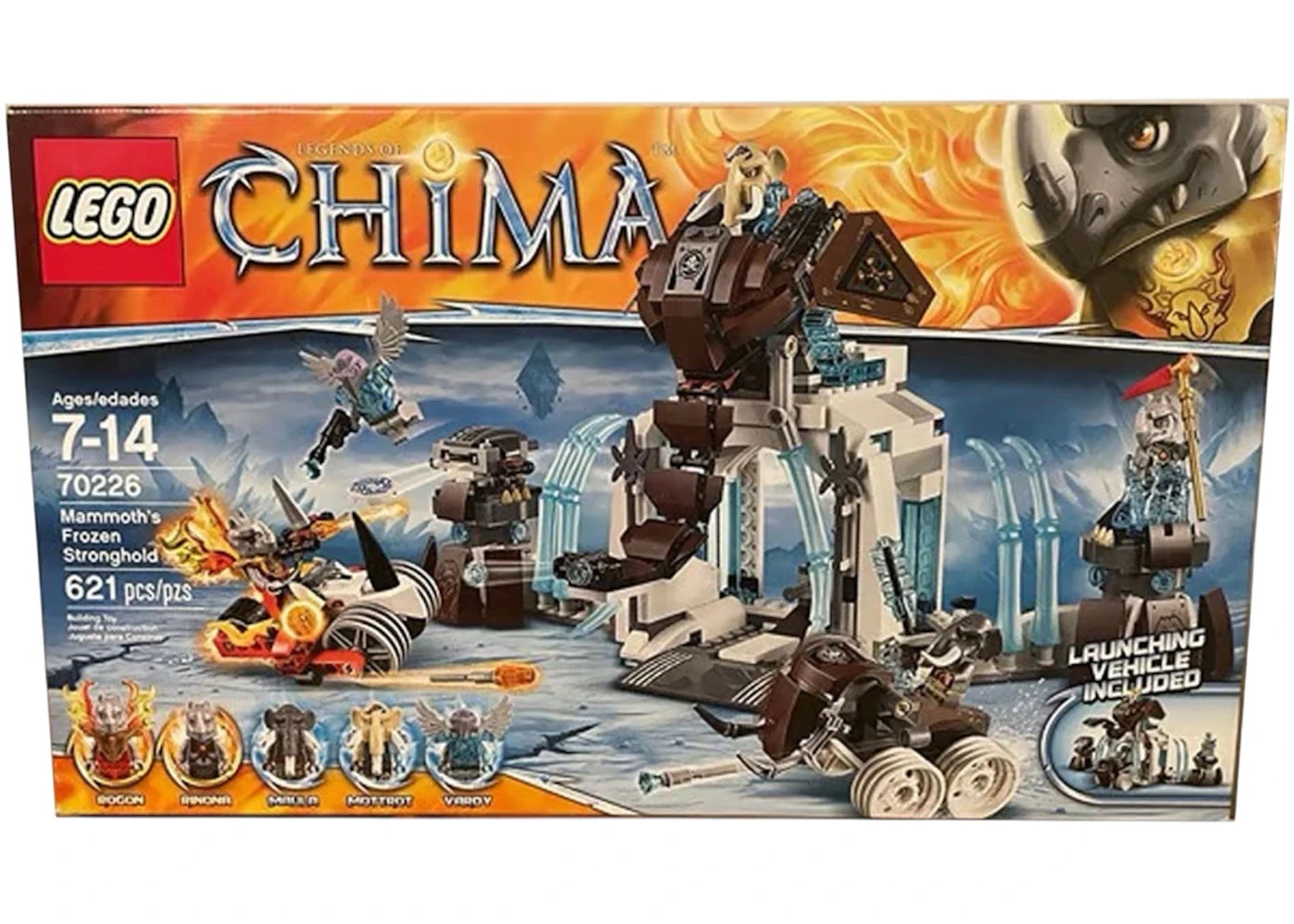 LEGO Legends of Chima Mommoth's Frozen Stronghold Set 70226 - authentic LEGO building set