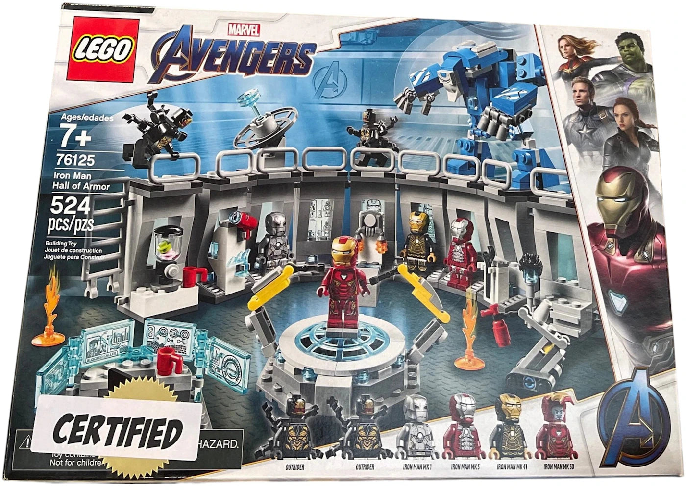 LEGO Marvel Super Heroes Iron Man Hall of Armor Set 76125