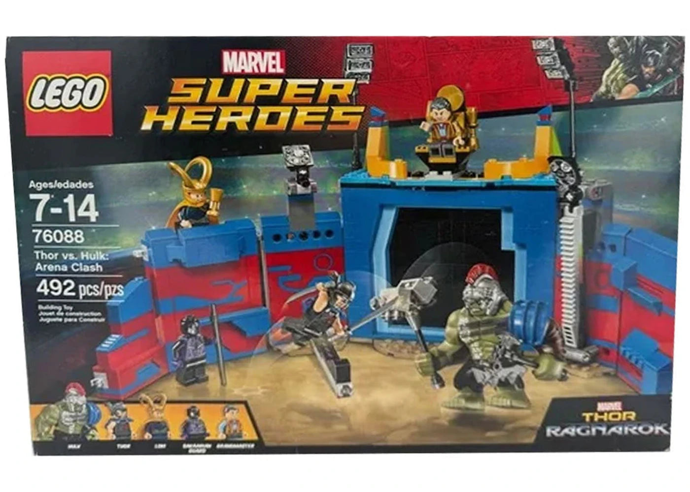 LEGO Marvel Super Heroes Thor vs Hulk Arena Clash Set 76088