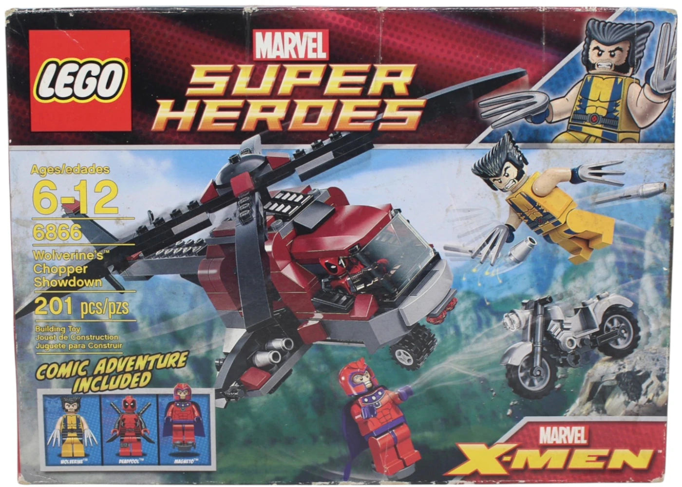 LEGO Marvel Super Heros X-Men Wolverine's Chopper Showdown Set 6866