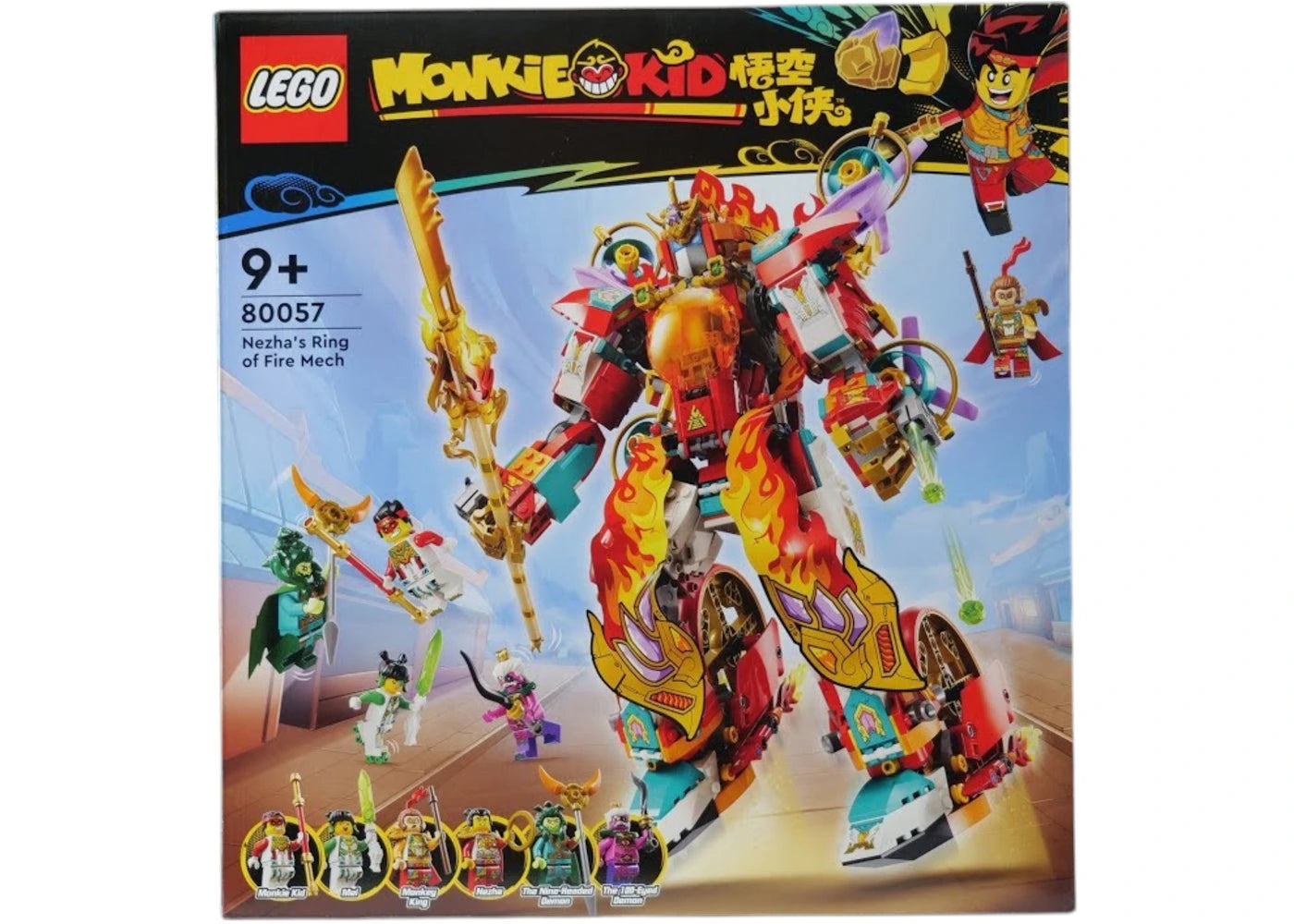 LEGO Monkie Kid Nezha's Ring of Fire Mech Set 80057 - authentic LEGO building set