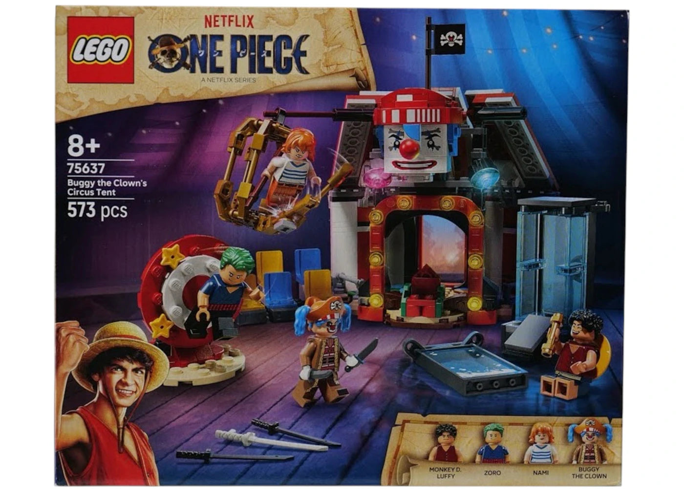 LEGO One Piece Buggy the Clown's Circus Tent Set 75637