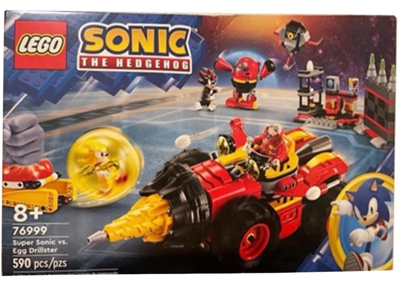 LEGO Sonic The Hedghog Super Sonic vs. Egg Drillster Set 76999