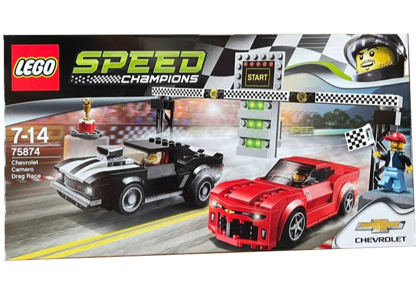 LEGO Speed Champions Chevrolet Camaro Drag Race Set 75874