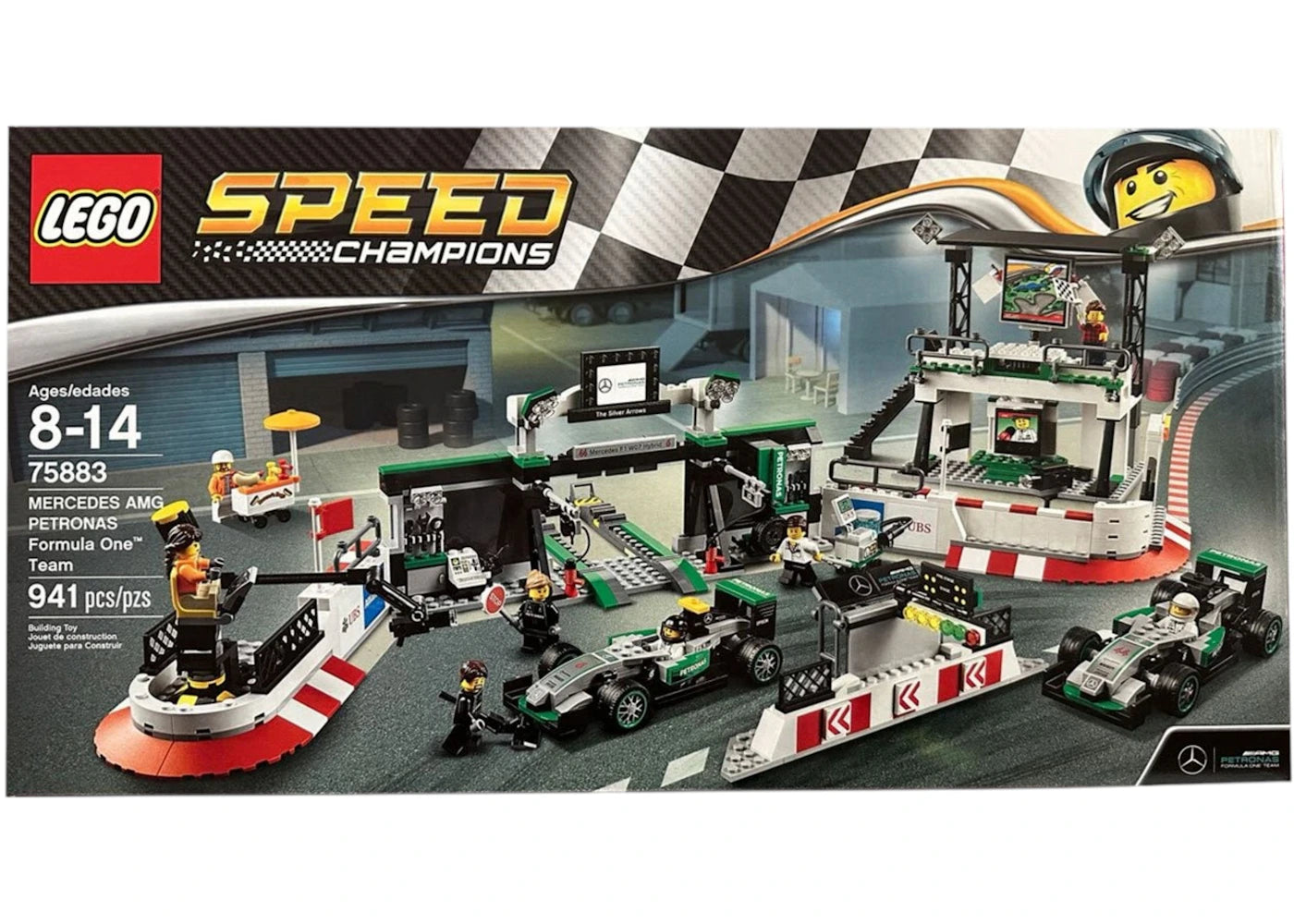 LEGO Speed Champions Mercedes AMG Petronas Formula One Team Set 75883