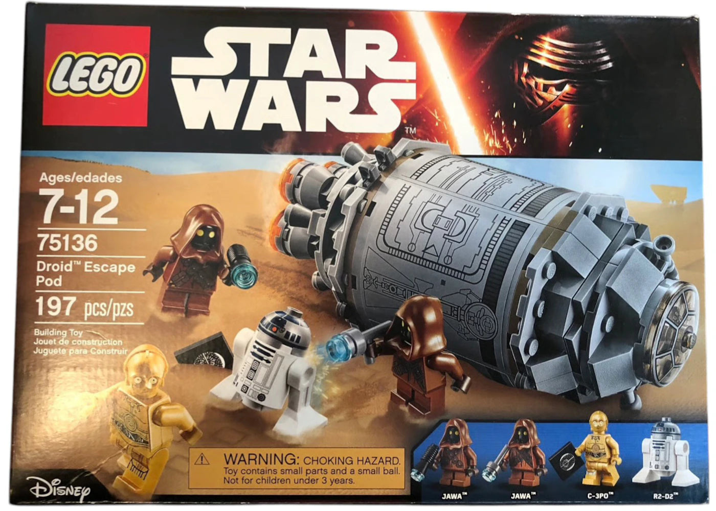 LEGO Star Wars Droid Escape Pod Set 75136 - authentic LEGO building set