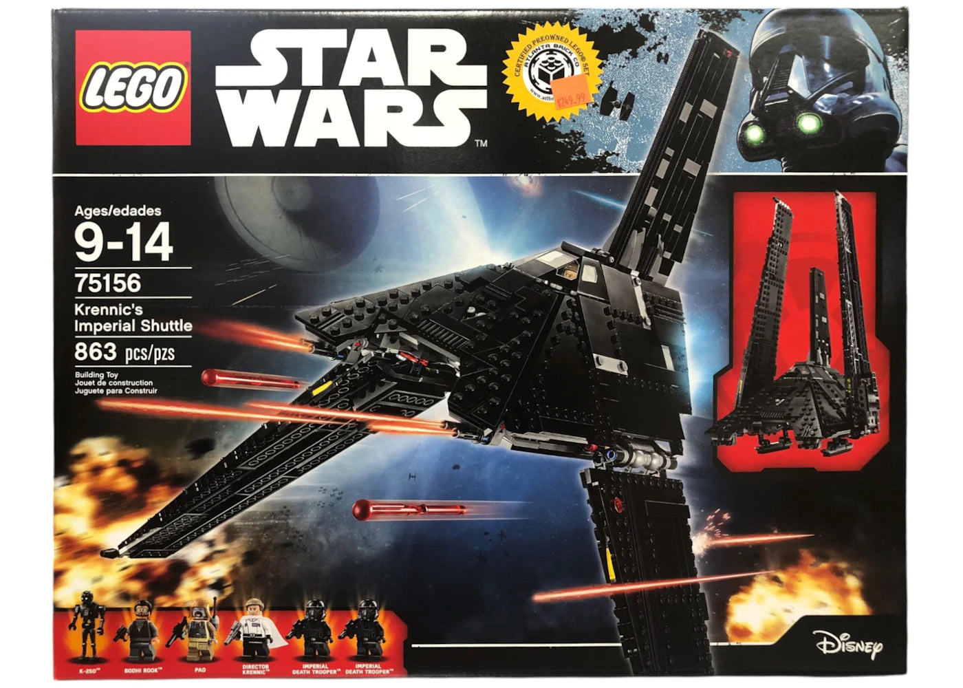 LEGO Star Wars Krennic's Imperial Shuttle Set 75156