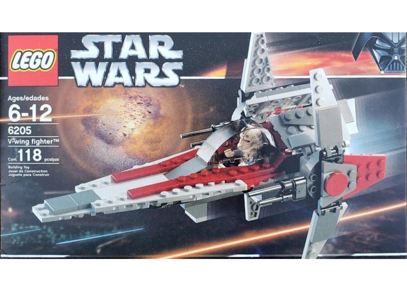 LEGO Star Wars Revenge of the Sith V-Wing Fighter Set 6205