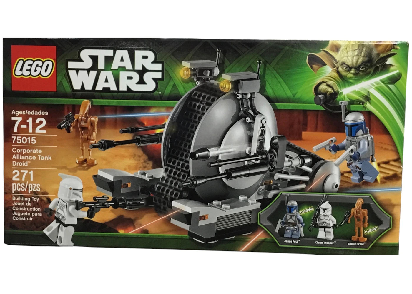 LEGO Star Wars The Clone Wars Corporate Alliance Tank Droid Set 75015