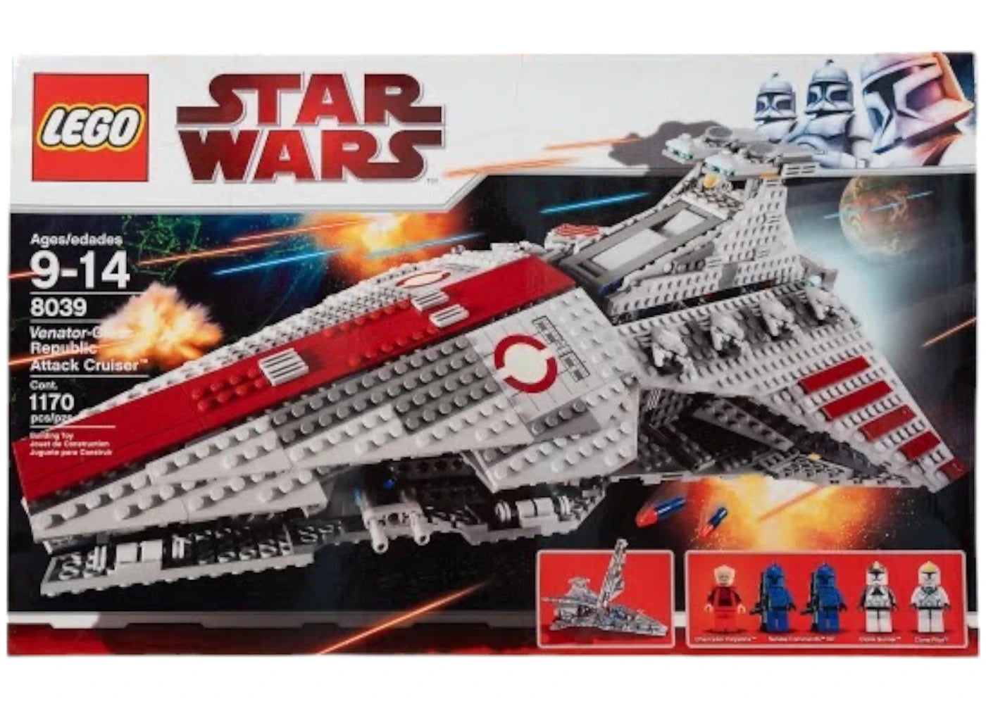 LEGO Star Wars Venator-Class Republic Attack Cruiser Set 8039