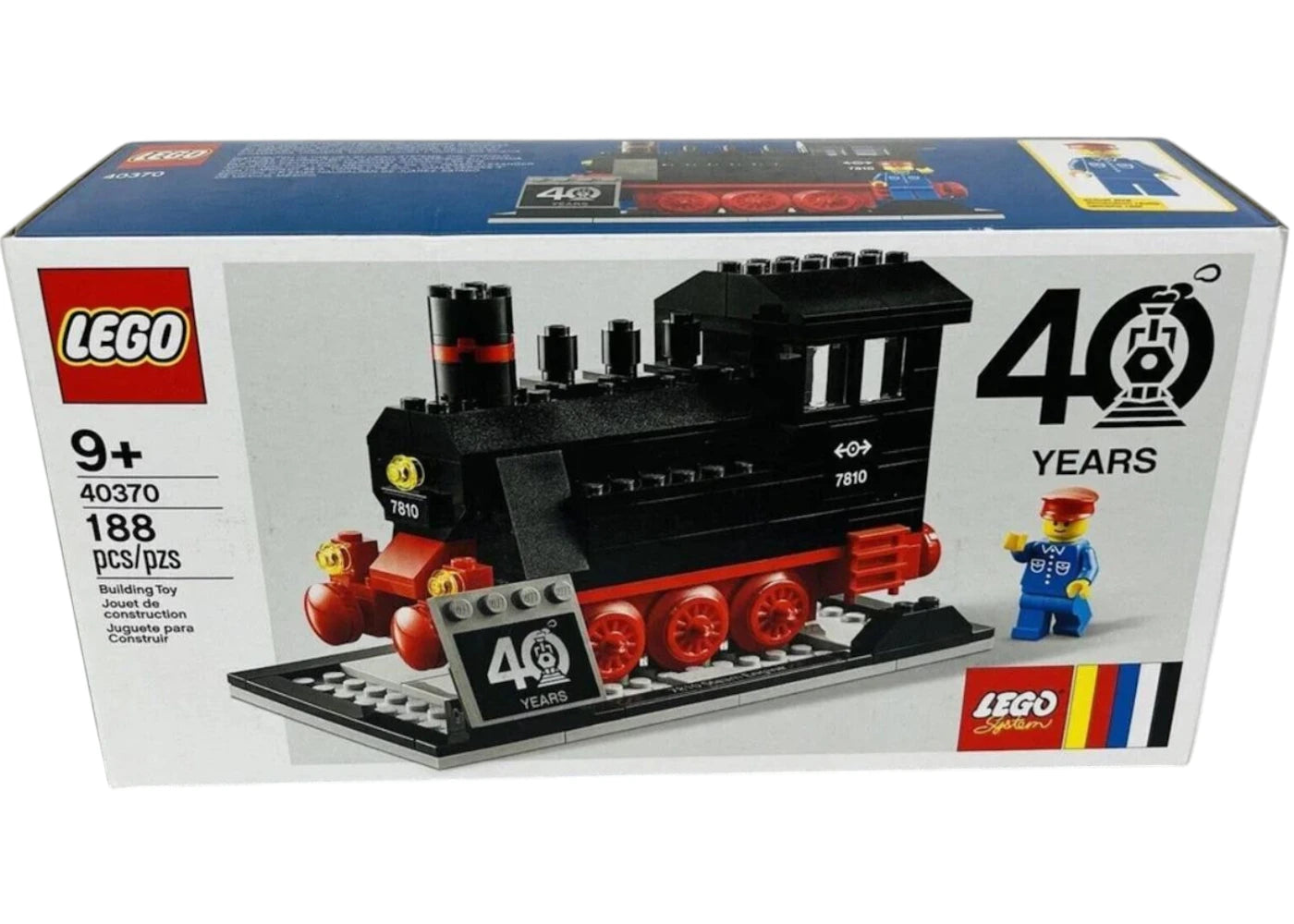 LEGO Steam Engine 40 Years Exclusive Set 40370 - authentic LEGO building set