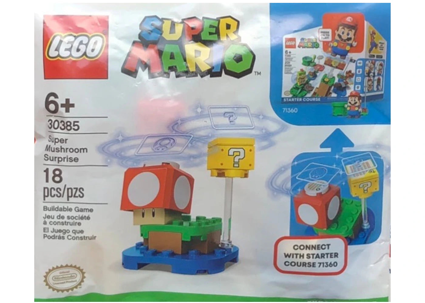LEGO Super Mario Mushroom Surprise Set 30385 - authentic LEGO building set