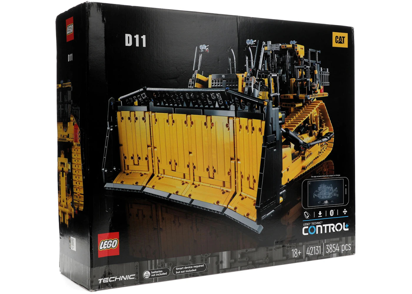 LEGO Technic App-Controlled Cat D11 Bulldozer Set 42131 Yellow/Black