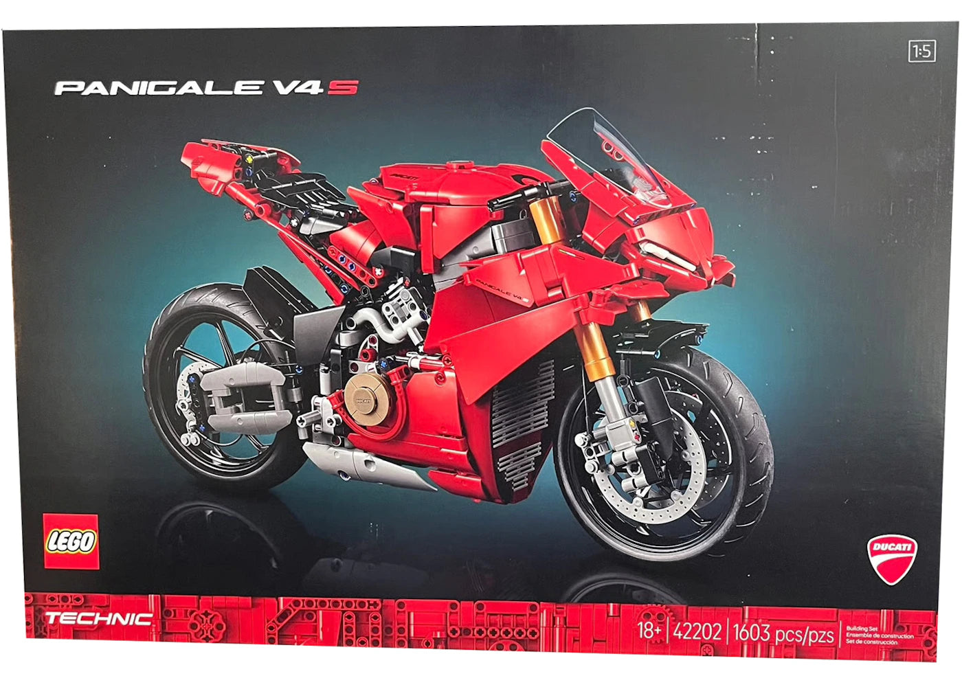 LEGO Technic Ducati Panigale V4 S Motorcycle Set 42202