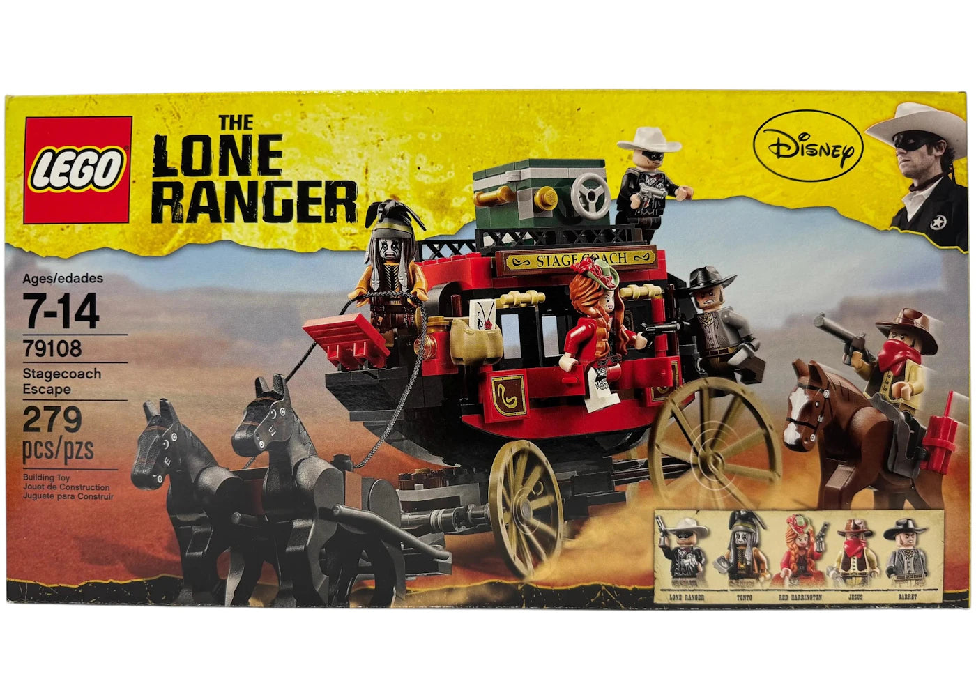 LEGO The Lone Ranger Stagecoach Escape Set 79108 - authentic LEGO building set
